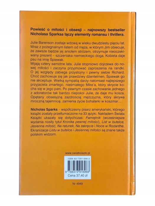 Anioł stróż Nicholas Sparks