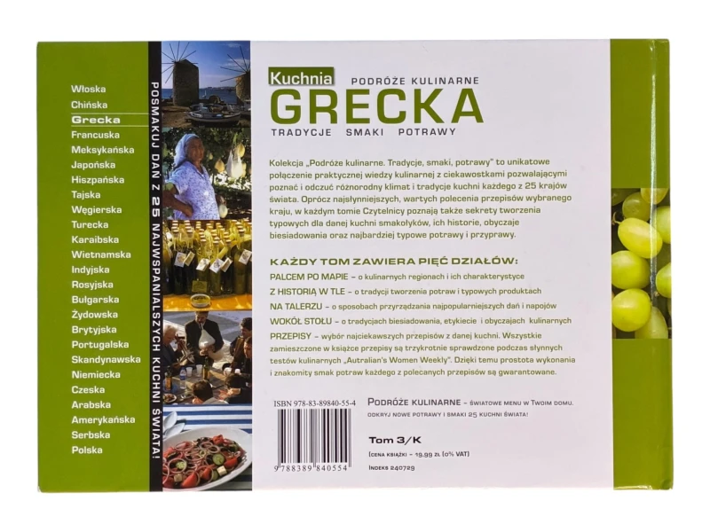 Grecka kuchnia Podróże kulinarne. Tradycyjne smaki potrawy