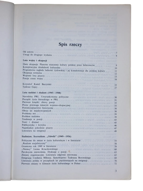 Literatura polska 1939 - 1991 Ryszard Matuszewski