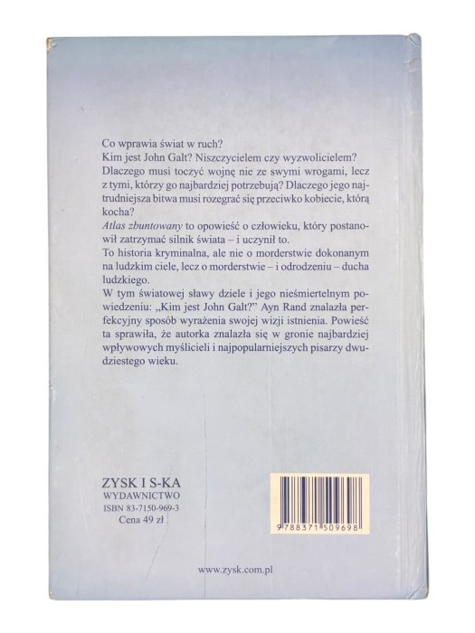 Atlas zbuntowany Ayn Rand