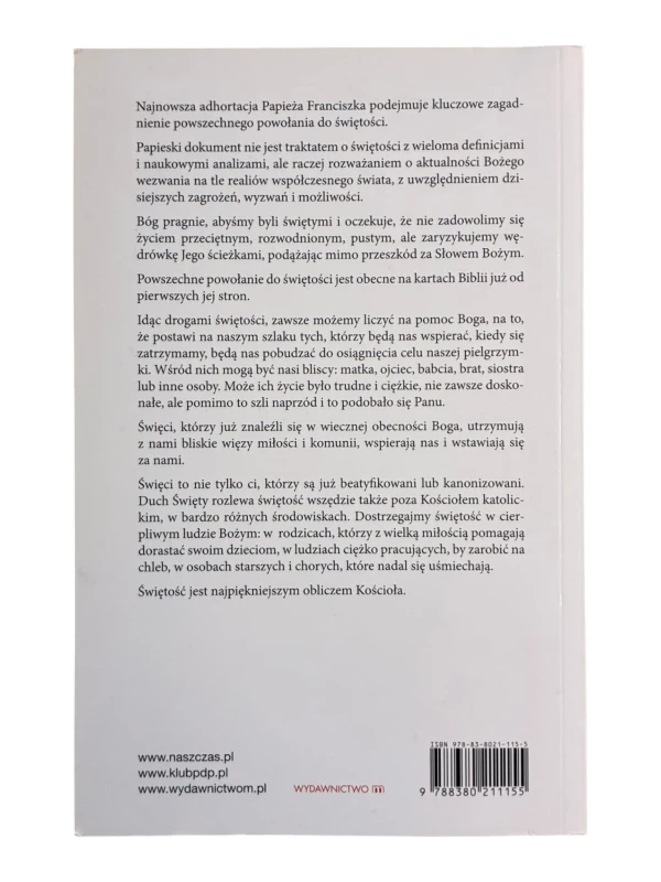 Adhortacja Apostolska Gaudete et exsultate Papież Franciszek