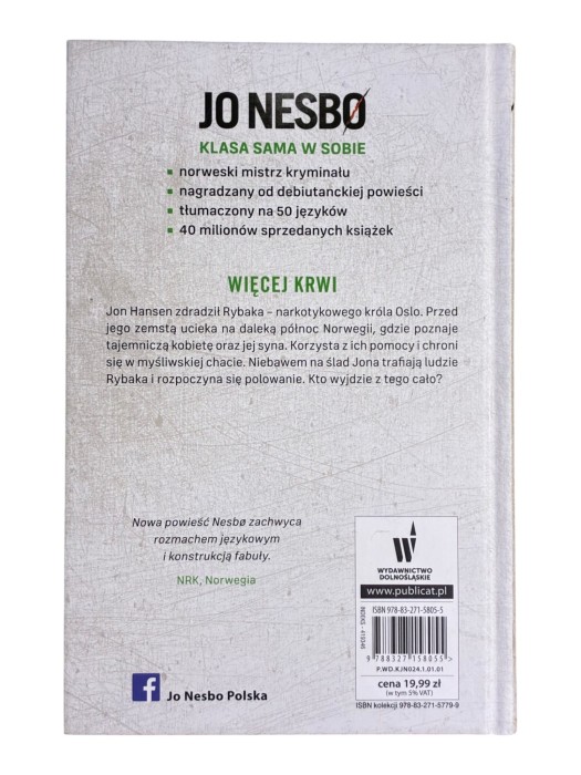 Więcej krwi Jo Nesbo