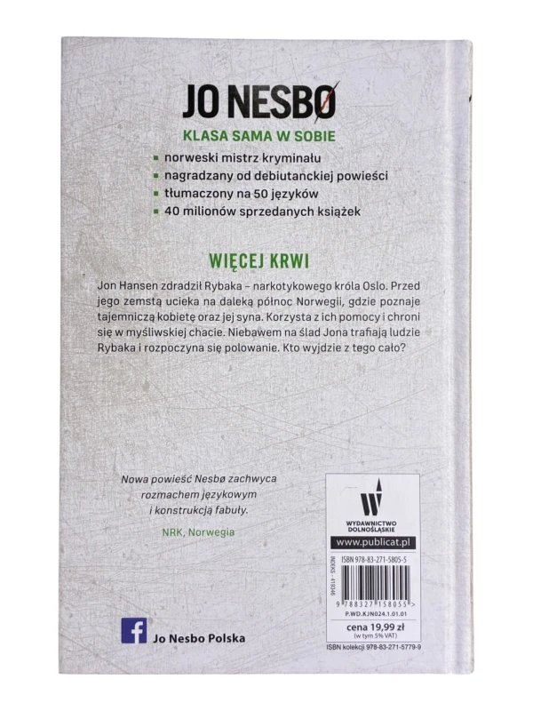 Więcej krwi Jo Nesbo