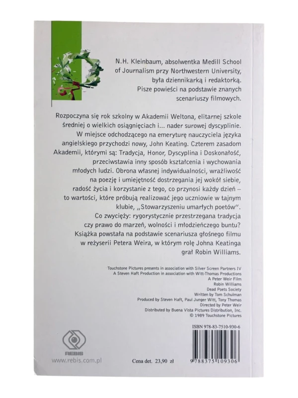 Stowarzyszenie umarłych poetów Nancy H. Kleinbaum