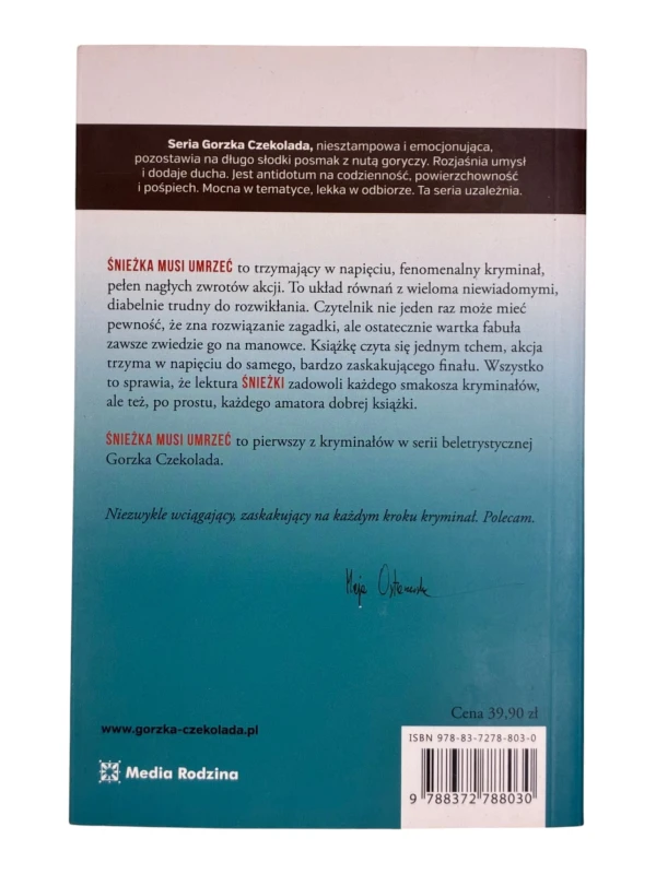 Śnieżka musi umrzeć Nele Neuhaus