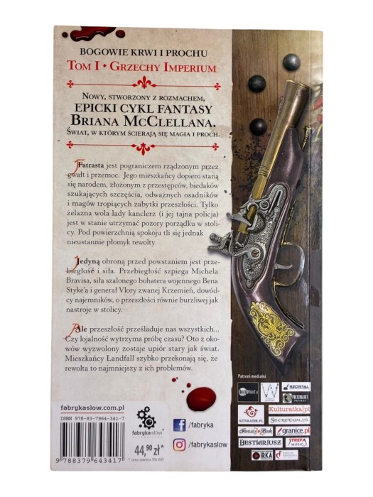 Bogowie krwi i prochu Tom 1 Grzechy Imperium Brian McClellan