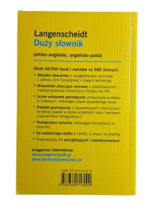 Langenscheidt Duży słownik polsko-angielski angielsko-polski