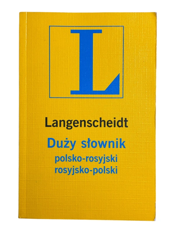 Langenscheidt Duży słownik polsko-rosyjski, rosyjsko-polski