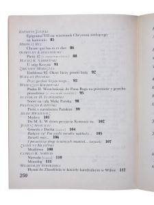 Każdej nocy każdego dnia Antologia polskiej liryki religijnej Tom 1