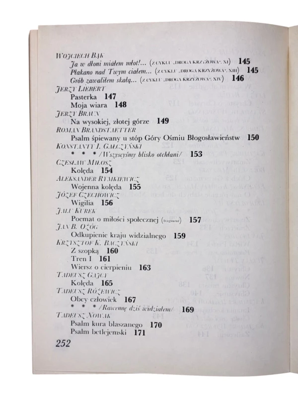Każdej nocy każdego dnia Antologia polskiej liryki religijnej Tom 1