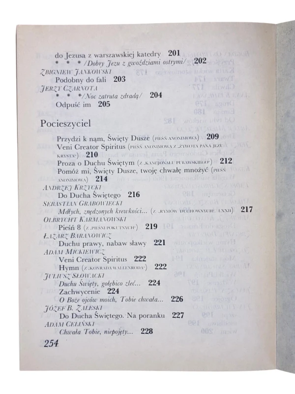 Każdej nocy każdego dnia Antologia polskiej liryki religijnej Tom 1