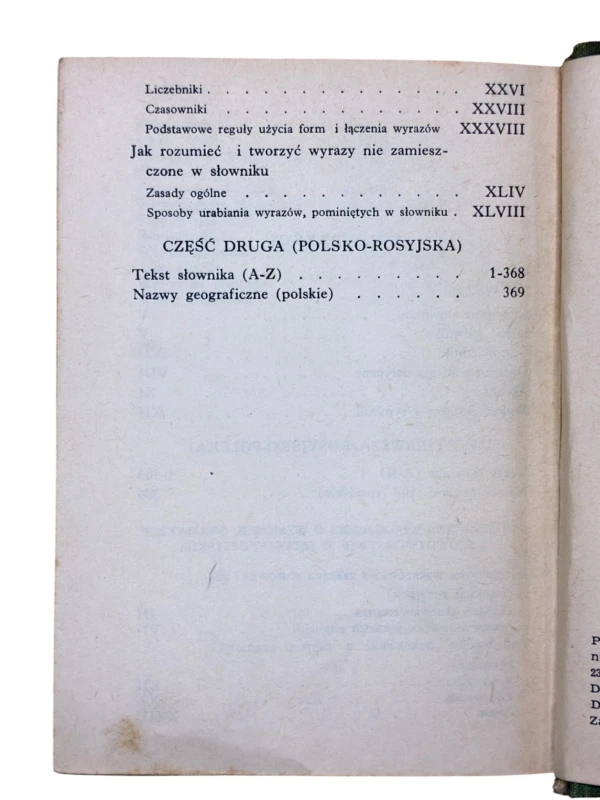 Mały słownik rosyjsko-polski polsko-rosyjski Bogusławski