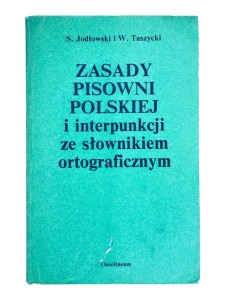 Zasady pisowni polskiej Jodłowski, Taszycki