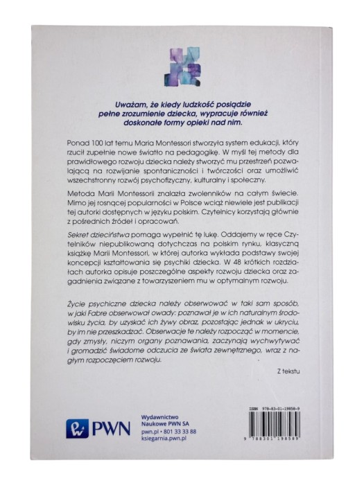 Sekret dzieciństwa Maria Montessori
