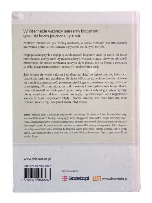 Blog. Pisz, kreuj, zarabiaj Tomasz Tomczyk