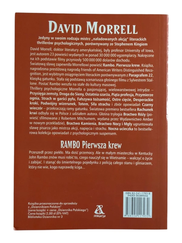Rambo Pierwsza krew David Morrell