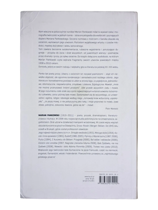 Nam wieczna w polszczyźnie rozróba! Z płytą CD Piotr Marecki