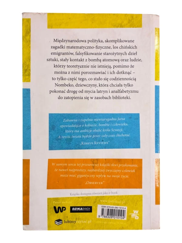 Analfabetka która potrafiła liczyć Jonas Jonasson