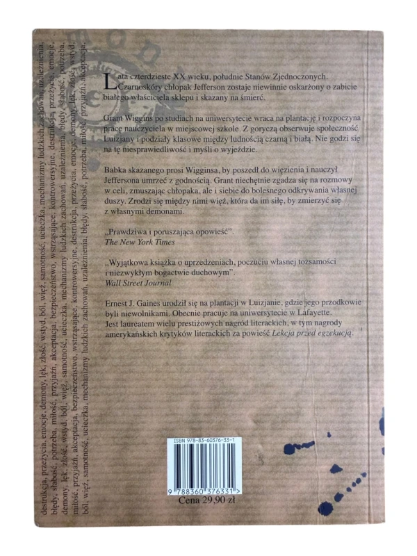 Lekcja przed egzekucją Ernest J. Gaines