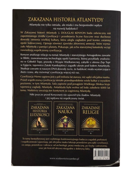 Zakazana historia Atlantydy J. Douglas Kenyon