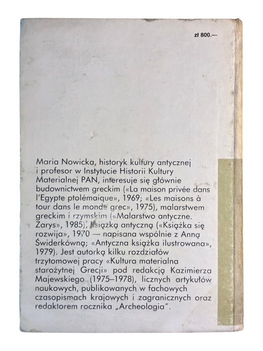 Z dziejów malarstwa greckiego i rzymskiego Maria Nowicka