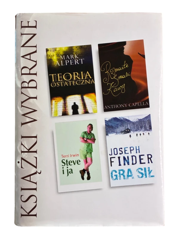 Książki wybrane. Teoria ostateczna. Rozmaite smaki kawy. Steve i ja. Gra sił
