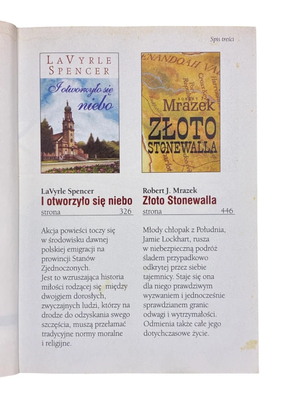 Książki Wybrane Jesteś tylko moja. Dar Sary. I otworzyło się niebo. Złoto Stonewalla