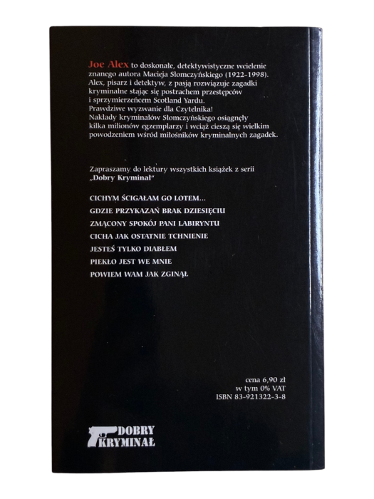 Śmierć mówi w moim imieniu Joe Alex