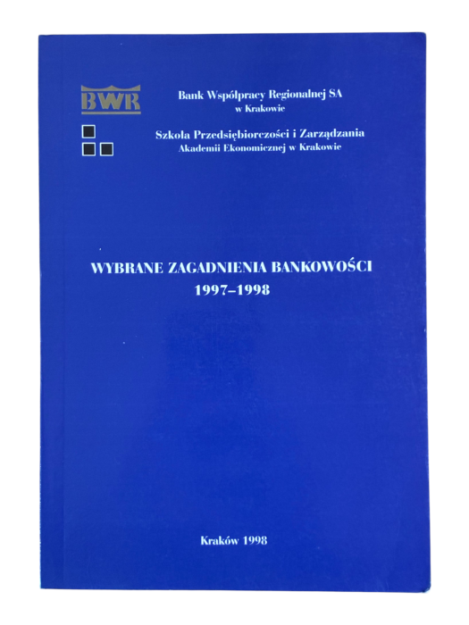 Wybrane zagadnienia bankowości 1997-1998