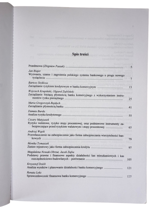 Wybrane zagadnienia bankowości 1997-1998