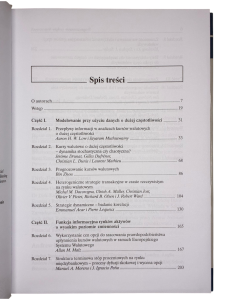 Prognozowanie rynków finansowych Christian L. Dunis