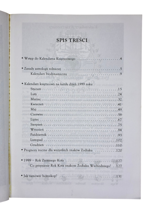 1999 kalendarz księżycowy