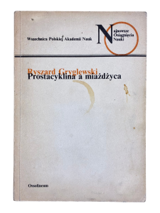 Prostacyklina a miażdżyca Ryszard Gryglewski