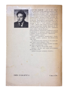 Prostacyklina a miażdżyca Ryszard Gryglewski
