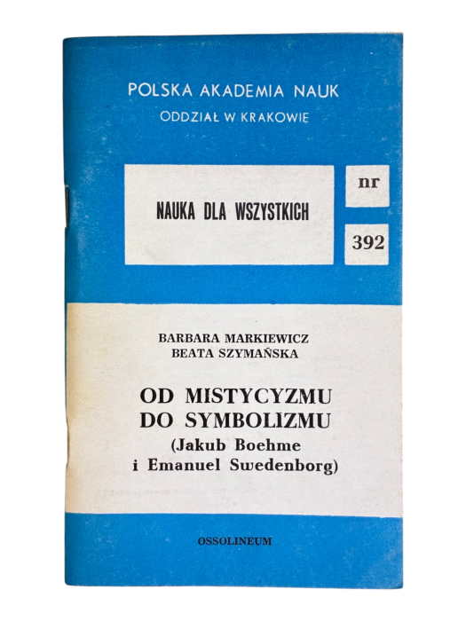 Od mistycyzmu do symbolizmu Barbara Markiewicz