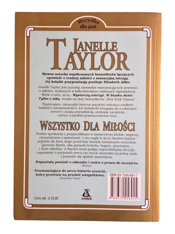 Wszystko Dla Miłości Janelle Taylor