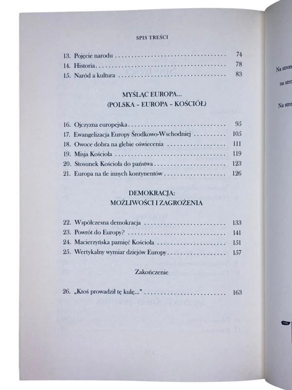 Pamięć i tożsamość Jan Paweł II