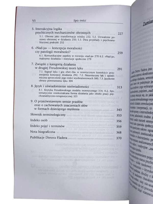 Psychoanaliza z perspektywy działania i języka Dieter Flader