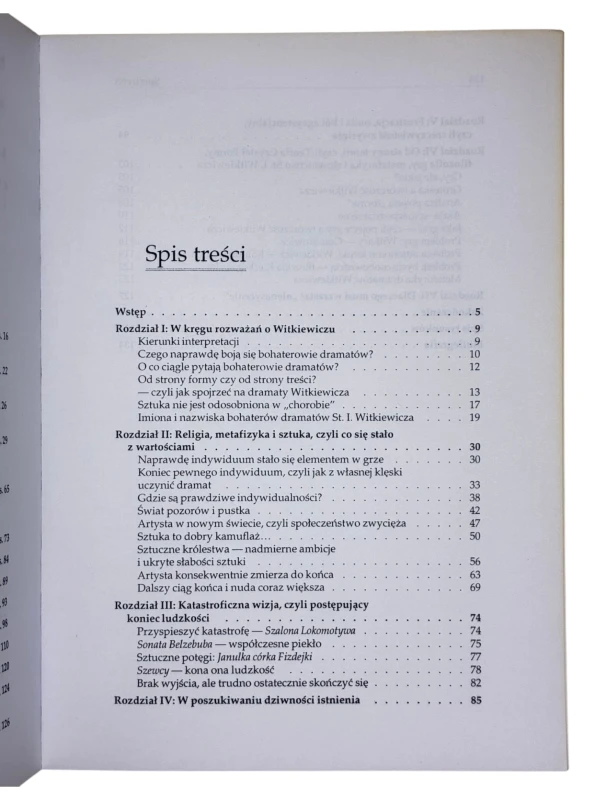 W poszukiwaniu dziwności istnienia Rzecz o dramatach Witkacego Joanna Trzos