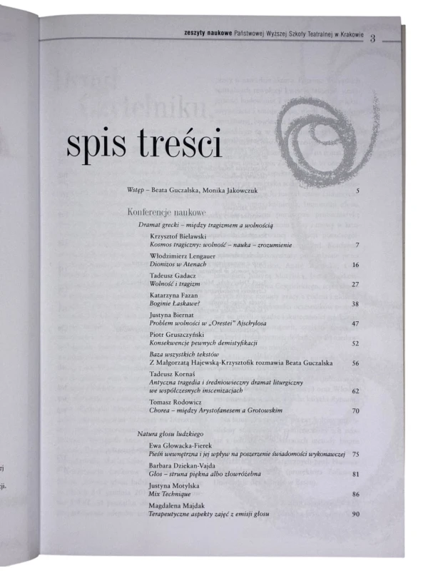 Zeszyty Naukowe 6/2014 Państwowej Wyższej Szkoły Teatralnej w Krakowie