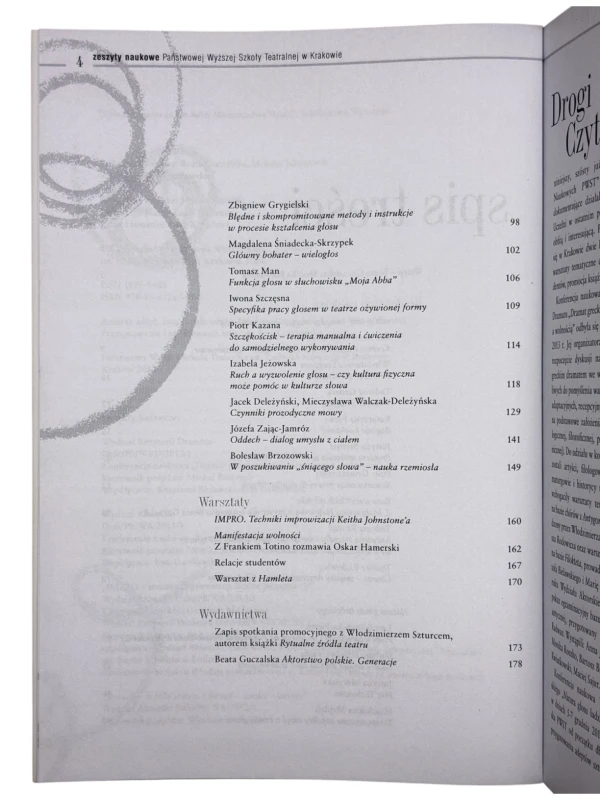 Zeszyty Naukowe 6/2014 Państwowej Wyższej Szkoły Teatralnej w Krakowie