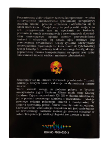 Śmierć i umieranie Tradycja Tybetańska Jacek Sieradzon