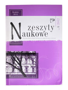 Zeszyty Naukowe 4/2012 Państwowej Wyższej Szkoły Teatralnej w Krakowie