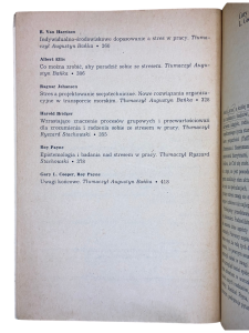 Stres w pracy Cary L. Cooper, Roy Payne