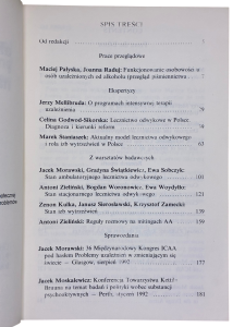 Alkoholizm i narkomania Lato 1992 Nr 10