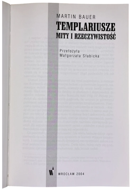 Templariusze. Mity i rzeczywistość Martin Bauer