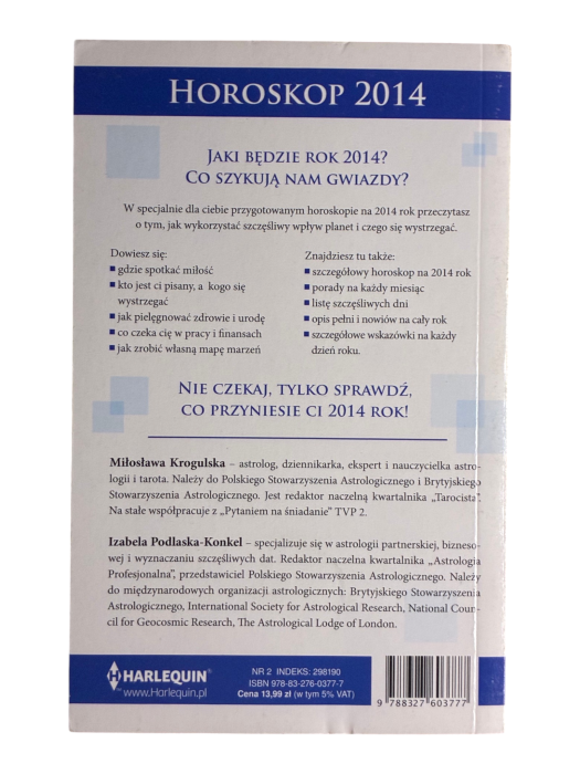 Skorpion Horoskop 2014 Izabela Podlaska-Konkel, Miłosława Krogulska