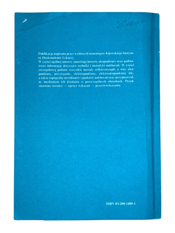 Akupunktura i inne metody refleksoterapii E. L. Maczeret, I. Z. Samosiuk