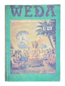 Weda 1/87 Magazyn poświęcony kulturze i nauce Indii