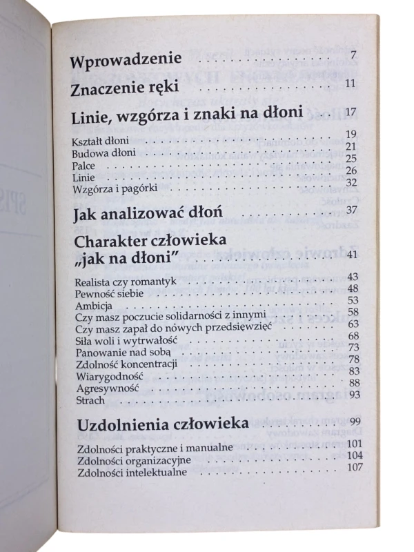 Chiromancja czyli sztuka czytania z ręki Kieszonkowa Encyklopedia Wiedzy Ezoterycznej